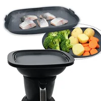 Cuiseur vapeur et plat de cuisson en Silicone pour Thermomix TM7, accessoires de mélangeur polyvalents pour la cuisson à la vapeur, essentiels de cuisine 3