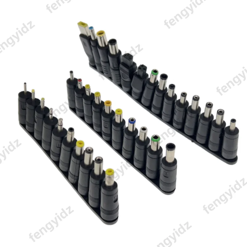 Lenovo Thinkpad 노트북 전원 공급 장치 플러그 잭 세트 용 34PCS 범용 5.5mm x 2.1mm DC AC 전원 어댑터 팁 커넥터 키트