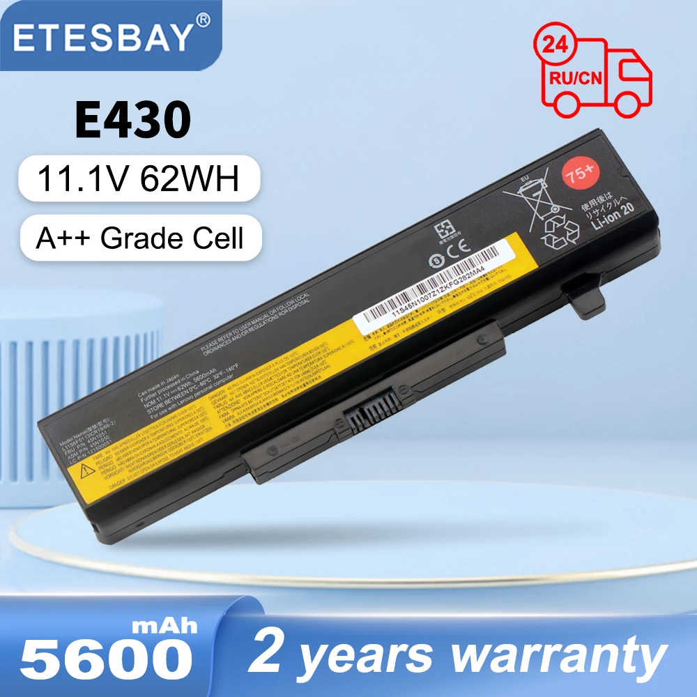 Etesby-bateria do Portátil Lenovo Thinkpad Edge 45n1042 45n1043 E430 E440 E431 E435 E530 E531 E535 E540 E430c E545