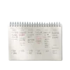 Weekly Plan Note Book Coil Efficiency Manual Simple Time Management Portable Notebook Week Planner Organizer Weekly Planner 6