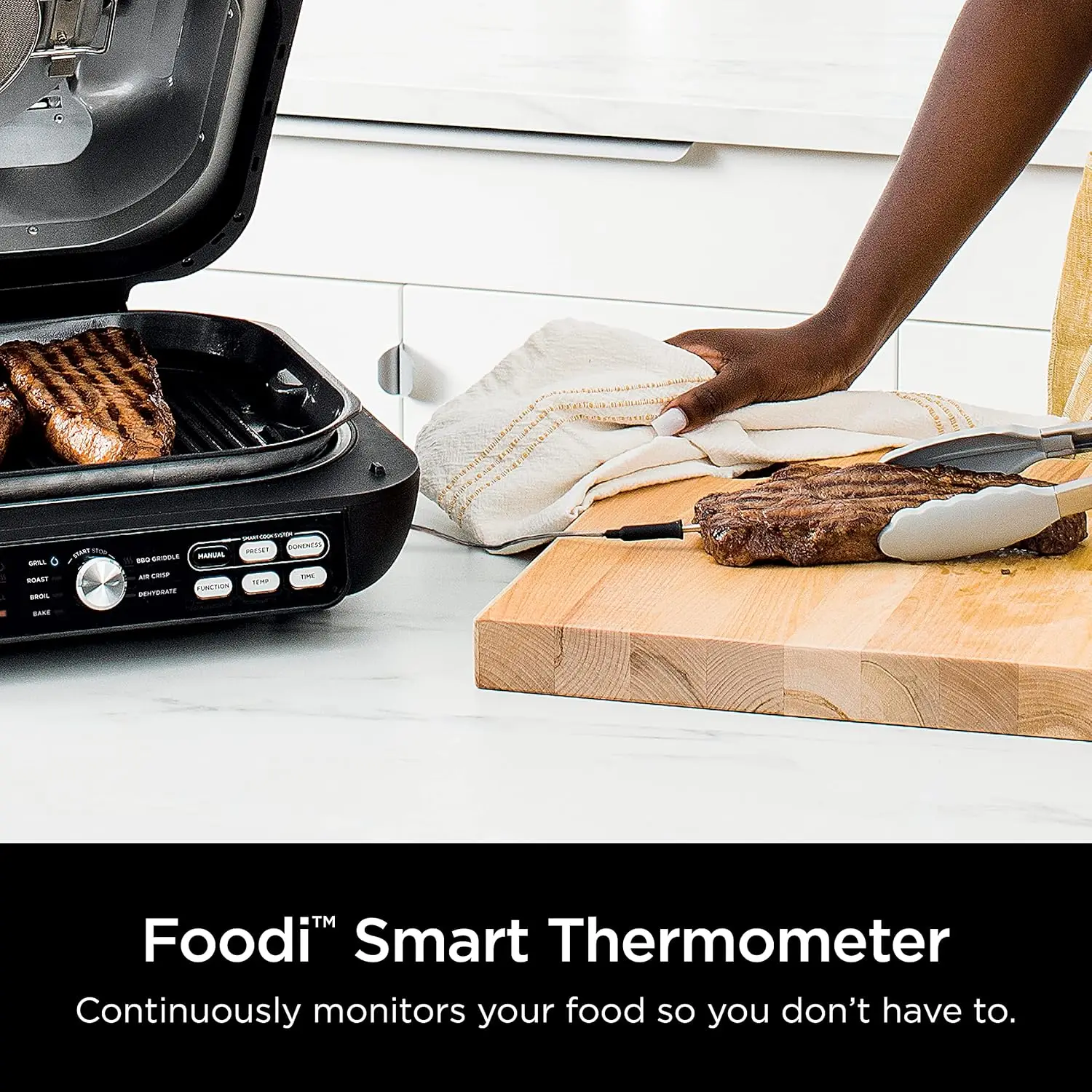 651    Pro 7-in-1 Indoor Grill/Griddle Combo, use Opened or Closed, Air Fry, Dehydrate & More, Pro Power 6