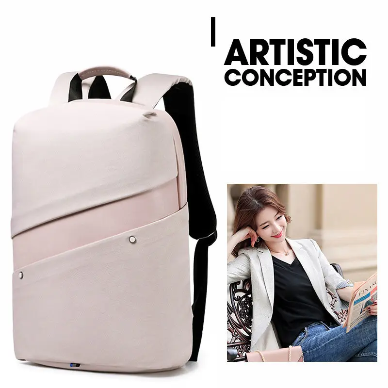 Stylish Backpacks cheap Women Business Backpack In Office Fashion Teenage Girls Student School Bags Simple Female Laptop Backpacks New Women Travel Bags stylish camera bag