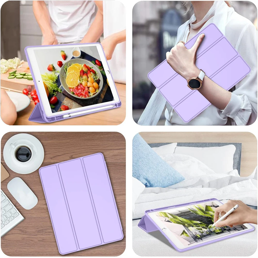 Advanced iPad Protective Case with Pencil Holder and Versatile Stand