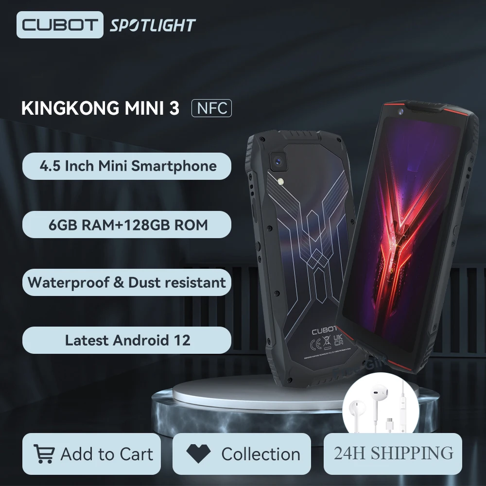 Cubot KingKong 9, Helio G99, 120Hz 6.583-Inch Screen, IP68