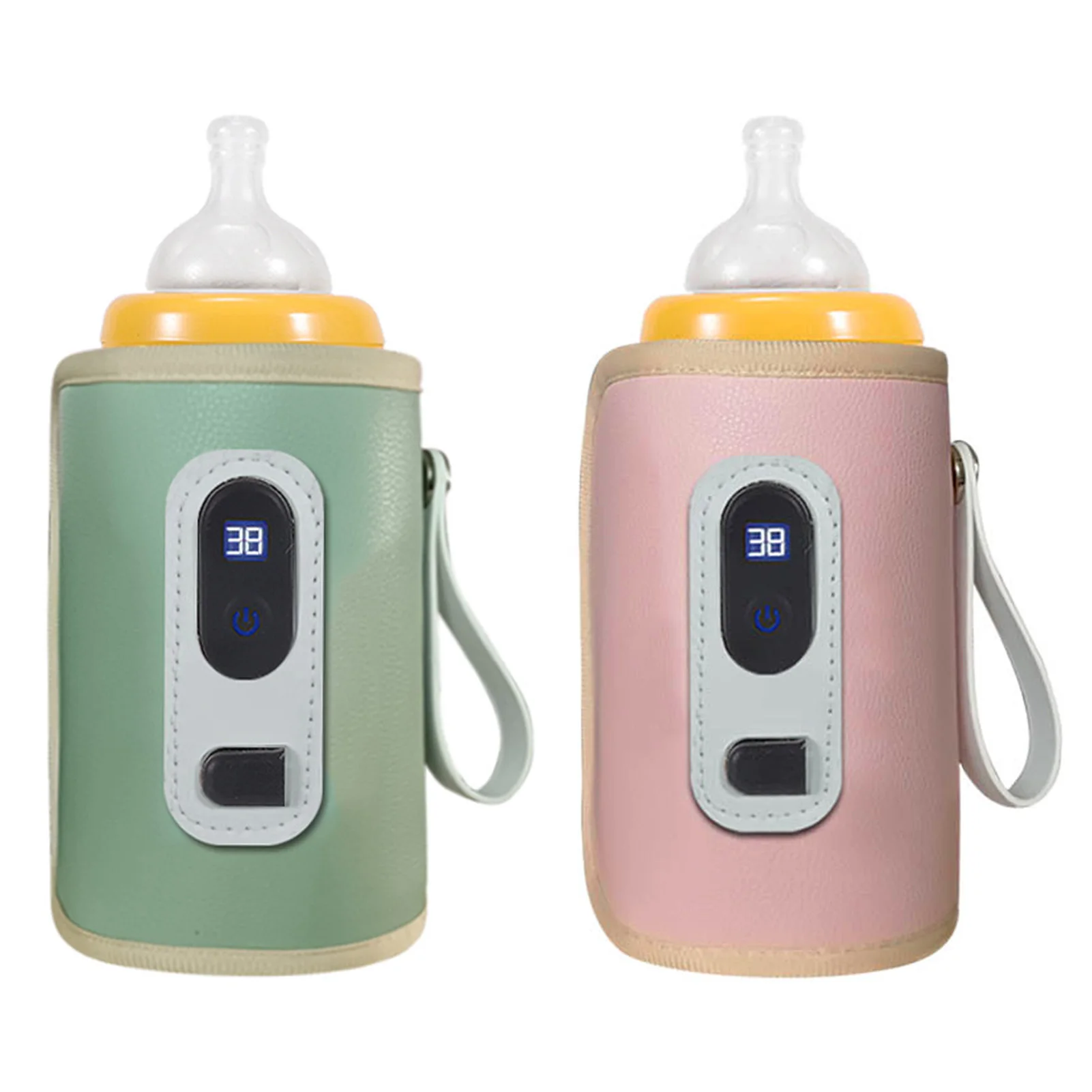 

Baby Milk Bottle Warmer USB Digital Display 5 Speeds Portable Baby Milk Heat Keeper for Milk Breastmilk Water USB Bottle Warmer