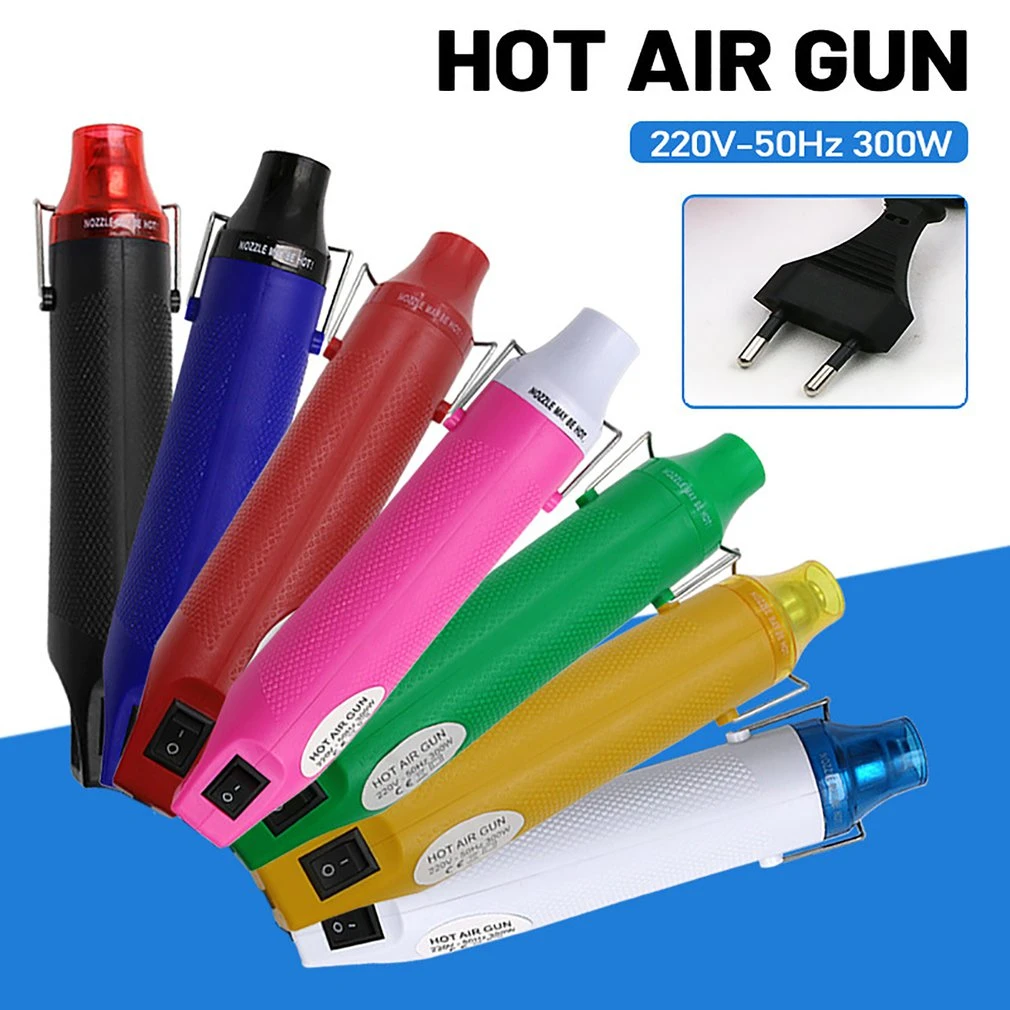 industrial hot glue gun 220V Hot Air 300W Temperature Gun With Supporting Seat Shrink Plastic DIY Hand Tool DIY Using Heat Gun Electric Power Tool powerwasher