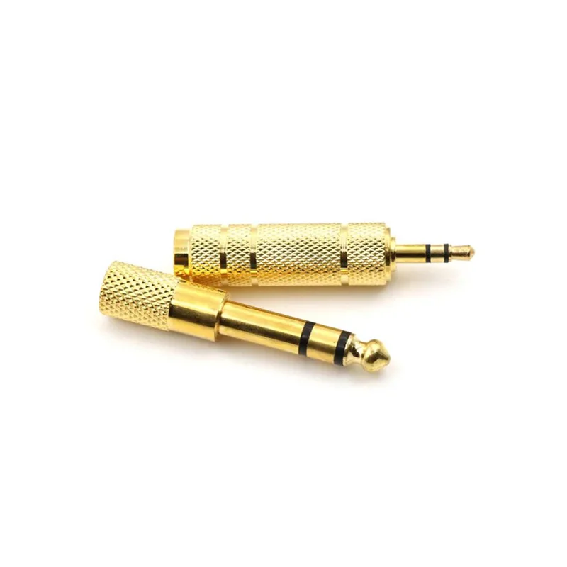 Premium Gold-Plated Dual Channel Audio Connector Adapter Set