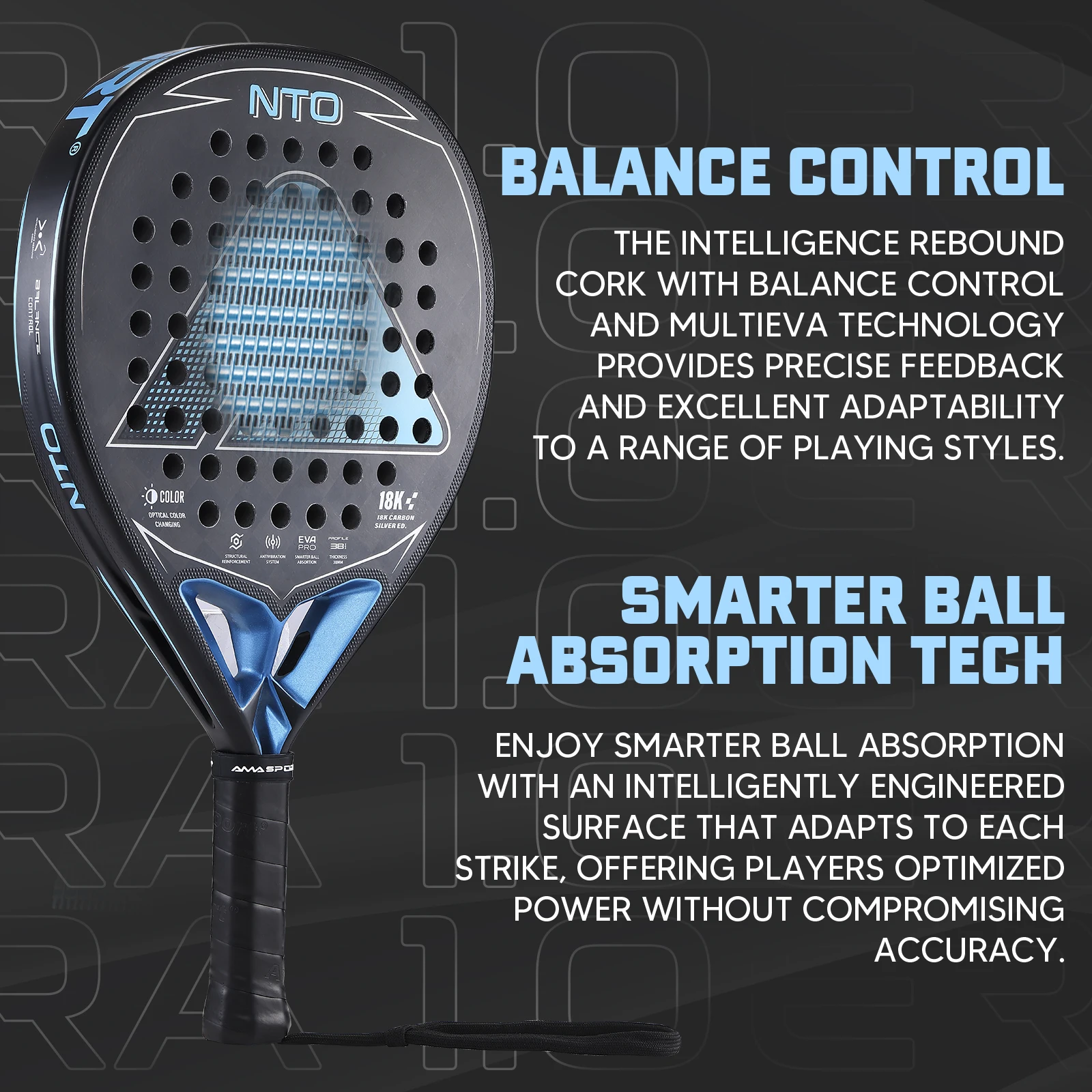 1~2Pcs Pink/Blue 18K Carbon Faces Padel Racket Diamond Shape With Anti-Vibration System,Optical Color Changing Pala de Padel