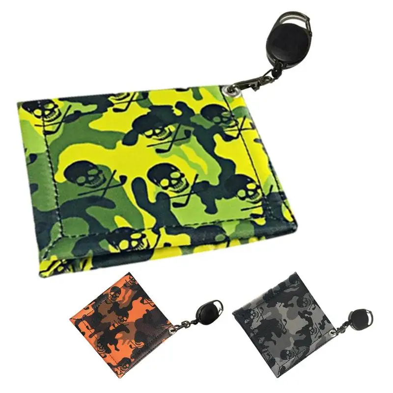 

Golf Bag Towel Durable Double-side Cotton Golf Club Towel With Clip Golf Club Cleaner Practical Golf Accessories For Men And