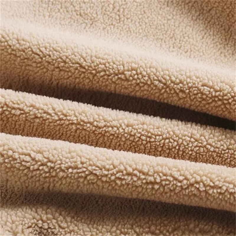 Hooded Fur Collar Faux Lambwool Furs Jackets Thicken Winter Mom's Coats Elegant Warm Women Jaqueta Loose Fleece Furry Overcoat