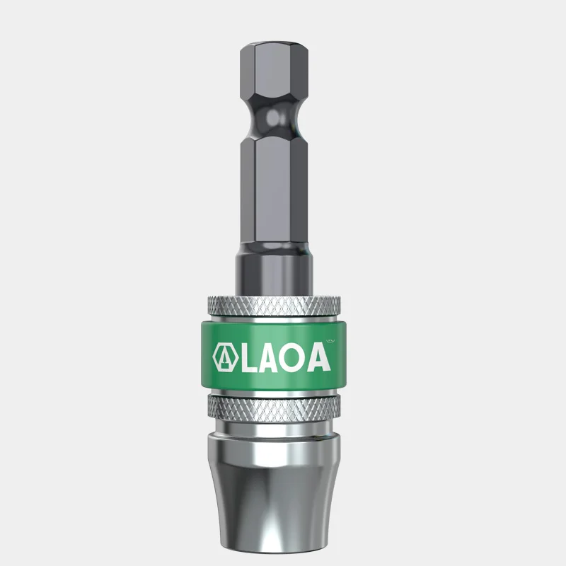 LAOA 6.35mm 스크루 드라이버 확장 육각 핸들 확장 연결로드 합금강 스크루 드라이버 비트 홀더 전동 공구 1/4''