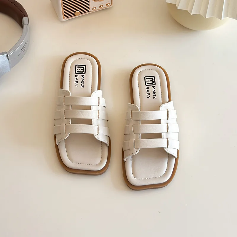 Girls Korean Style Soft Non Slip Slippers