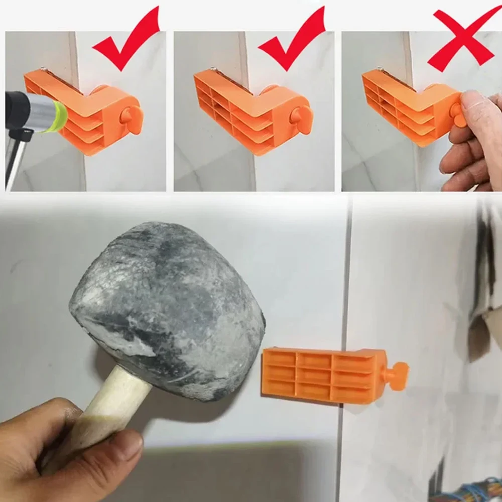 Male Angle Tile Leveling System Clips Spacers 2-60Pcs For Floor Wall Ceramic Fixing Laying tile spacers tile leveling clips tile leveling tools