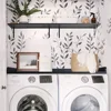 Washing Machine, Dryer Countertop and Shelves Set,  Automatic Laundry Washer 2