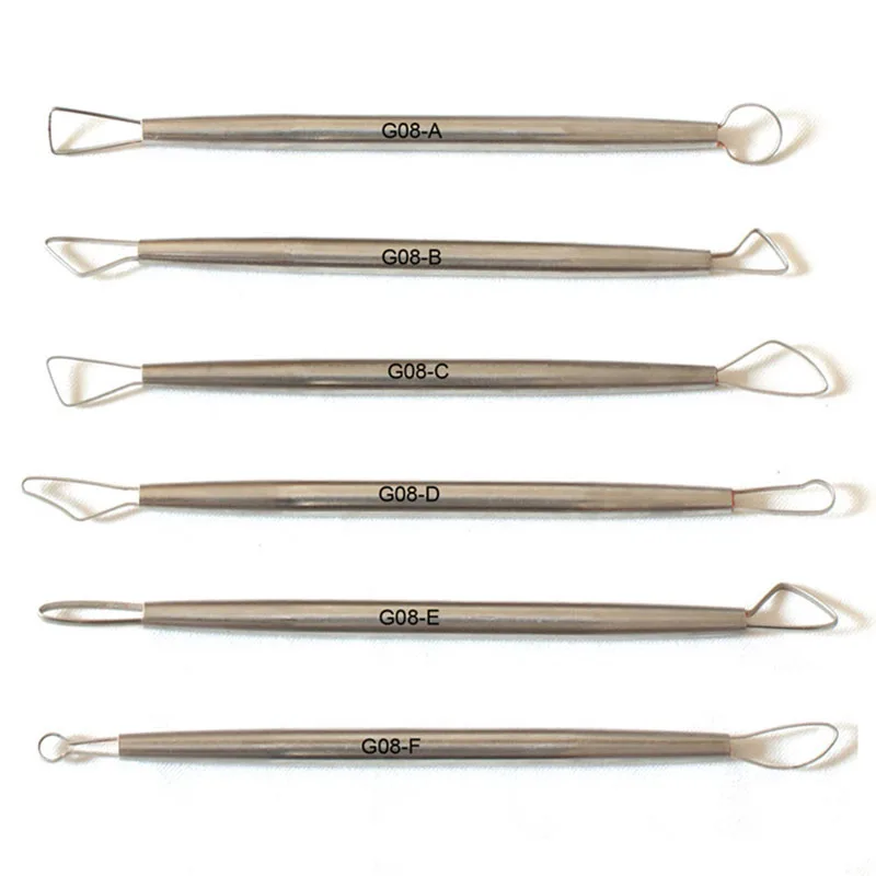 Polymer Clay Tools Pottery Sculpting Tools Clay Sculpting Tools Pottery Tools Clay Craft Tool Stainless Steel Scraper Clay Sculpting Tool Carving Pottery Ceramic Tools Polymer DIY Accessory