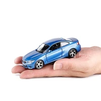 1/36 BMW M2 Sedan Toy Car For Children RMZ City Diecast Vehicle Miniature Model Pull Back Doors Openable Collection Gift For Kid 2