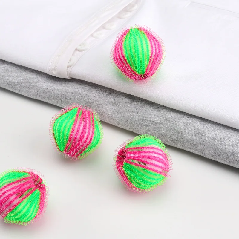 Laundry Ball 6/12Pcs Nylon Anti-winding Washing Machine Hair Remover Fluff Cleaning Lint Fuzz Grab laundry ball,laundry hair catcher