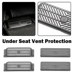 for Tesla Y 2023 2022 2021 Under Seat Rear Air Vent Protect Cover Anti-blocking Backseat Outlet Grille Protector