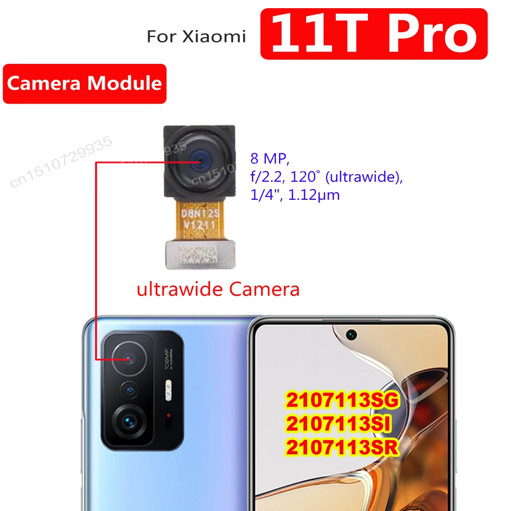 Best Back Camera For Xiaomi Mi 11T Pro Selfie Front Facing Camera