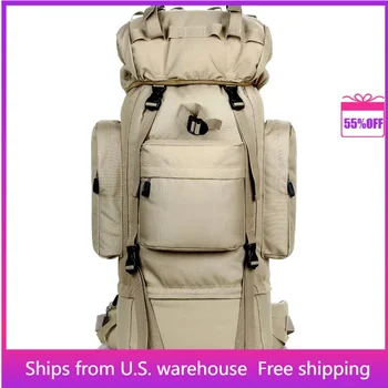 85L Lightweight Internal Frame Hiking Backpack for Men Women Comfortable and Breathable, Waterproof Travel Camping Backpack 1