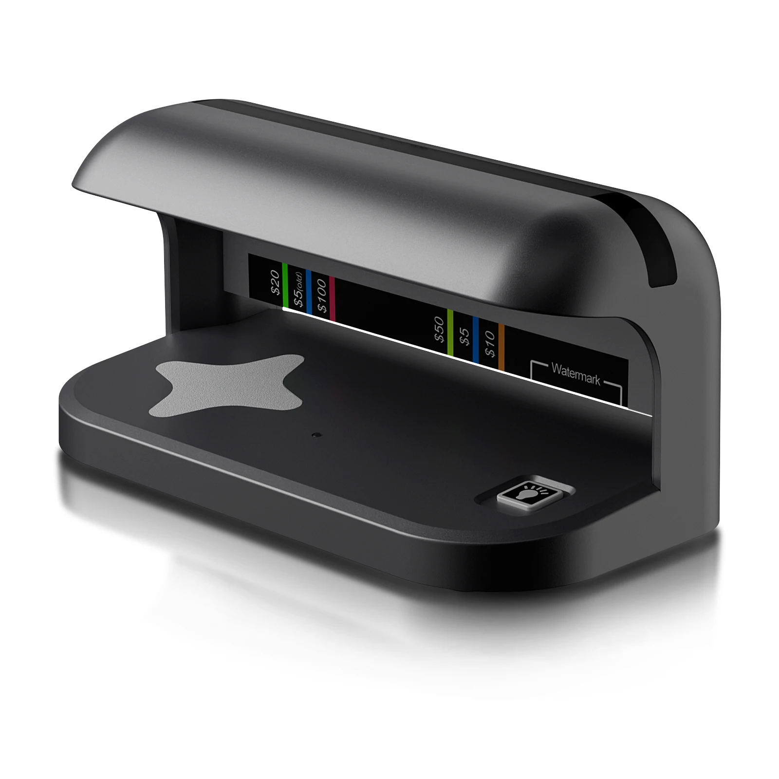 AL-17 Counterfeit Bill Detector with UV LED Light, Advanced UV Counterfeit Money Detector with Card & ID Detection, Suitable for