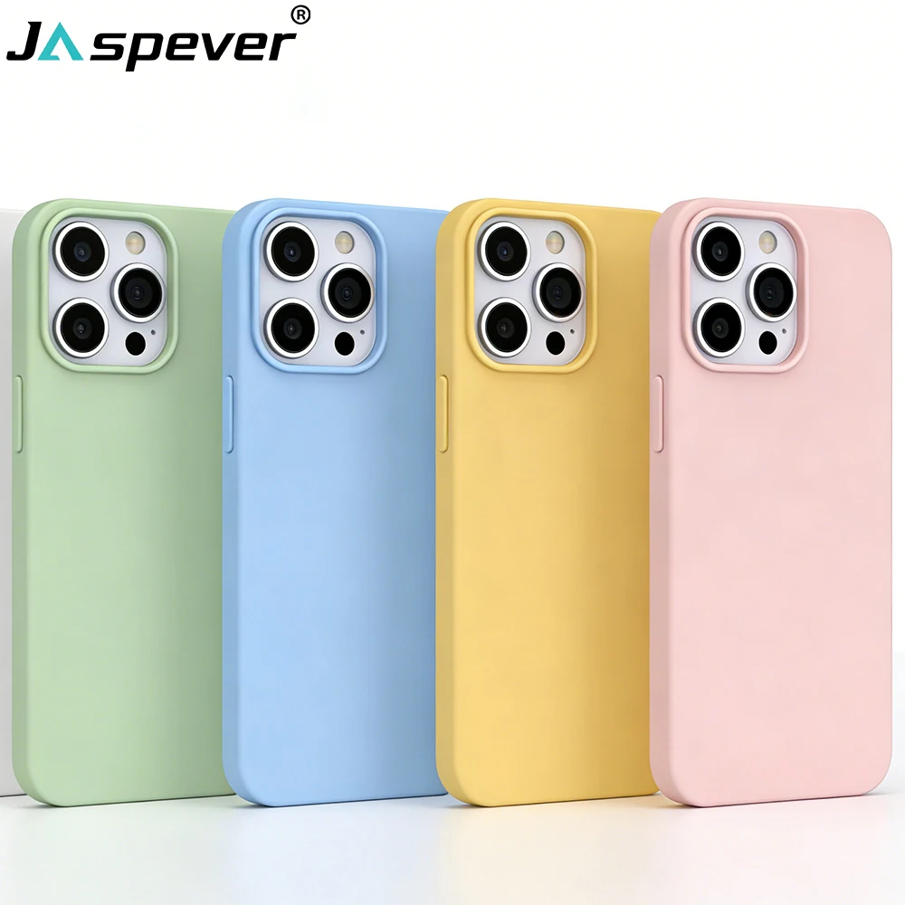 Luxury Candy Color Matte Soft Silicone Case - Ultra Thin Frosted Shell