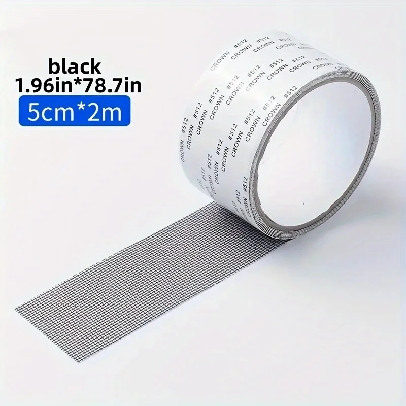 Window Screen Repair Tape Self Adhesive Mesh Tape Net Door Fix Patch Anti Insect Mosquito Mesh Broken Holes Repairing sealing strip tape waterproof tape sealing tape