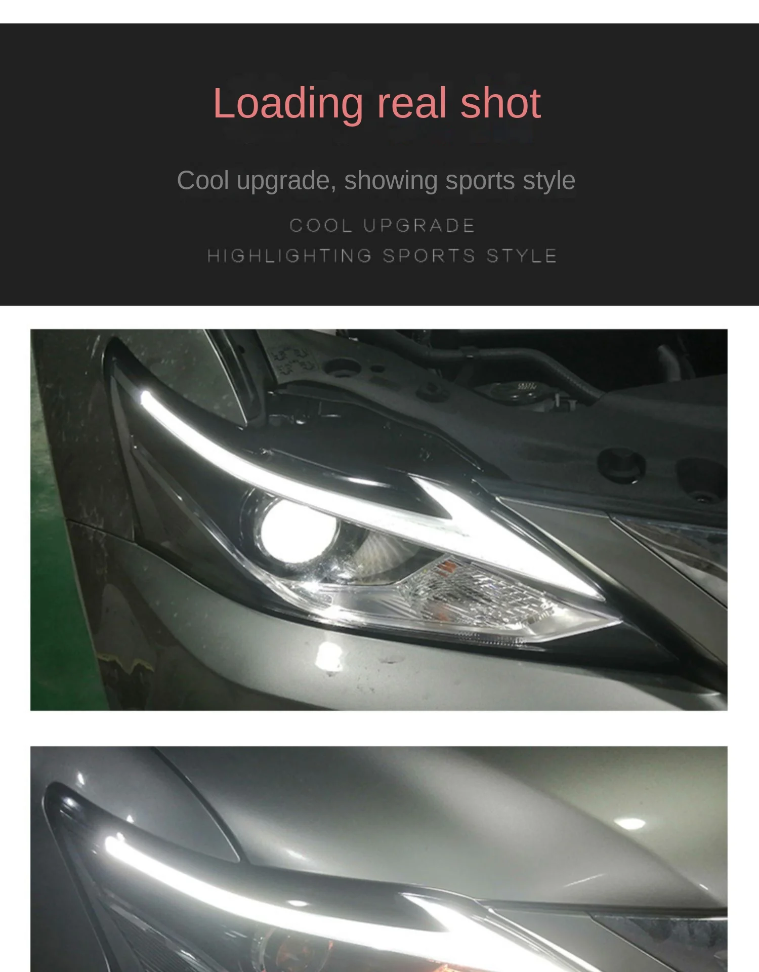 CT200 (2013-2017) LEDヘッドライト　レクサス 1 Pair LED Headlight For Lexus CT200h CT200 2013-2017 DRL