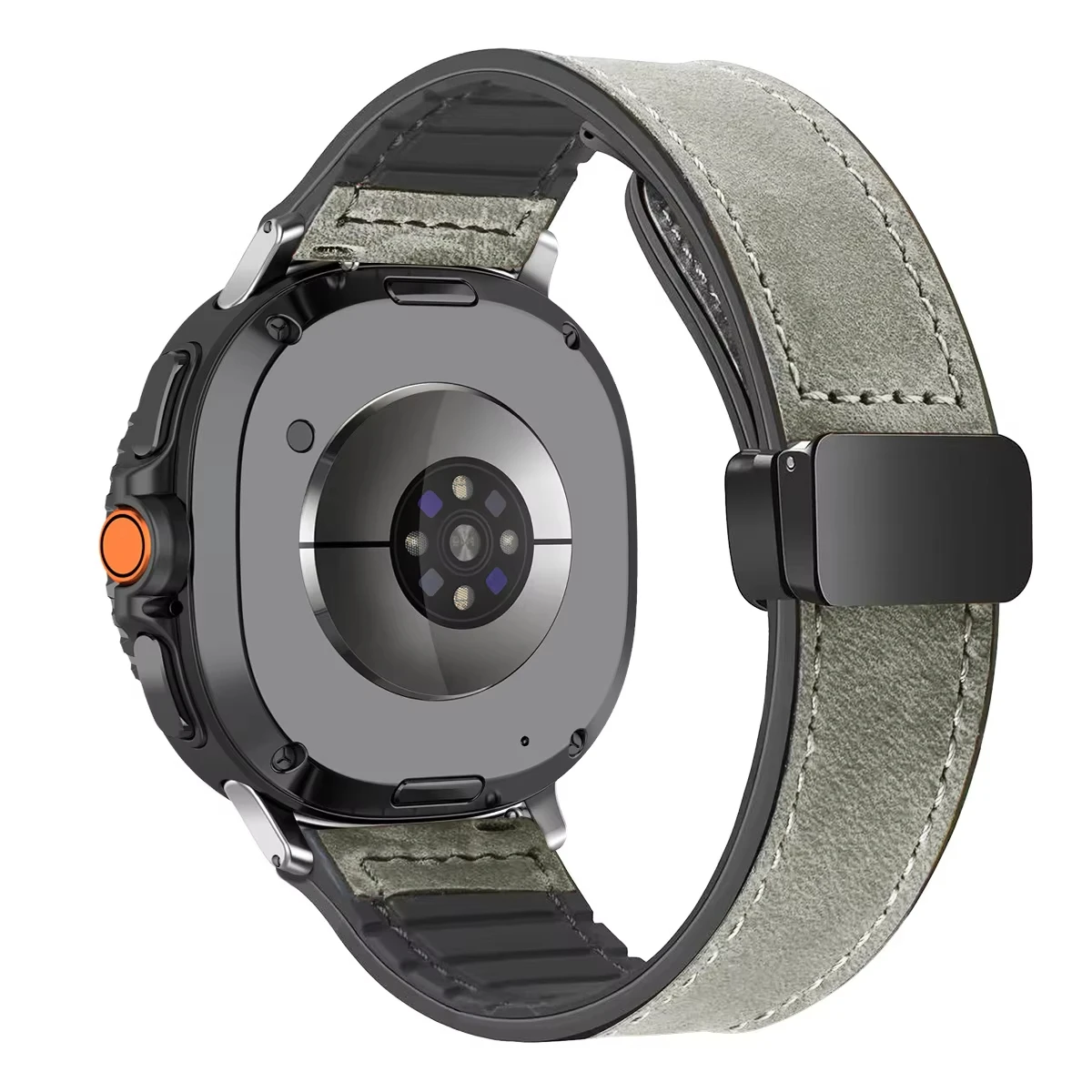 Premium Leather Magnetic Watch Strap - Classic Bracelet Design