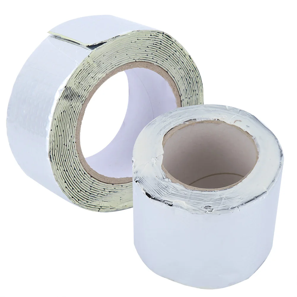 Cinta Impermeable para Reparación de Tuberías, Cinta de Goma de Butilo Multifuncional para Reparación de Drenajes de Techos, 7.5cm*10m