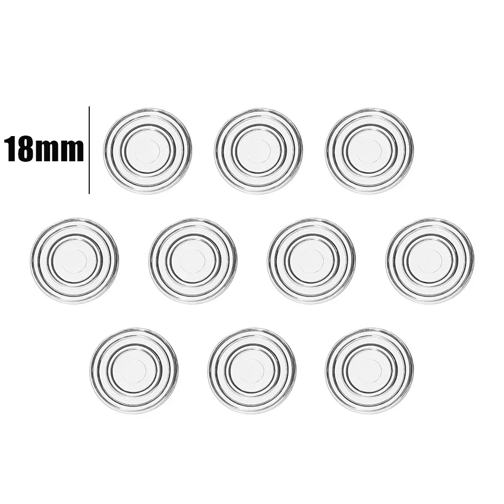 Cuscinetti Antiscivolo Per Tavoli In Vetro - 50 Pezzi, Gomma Trasparente, Paraurti, Spessore 2 Mm