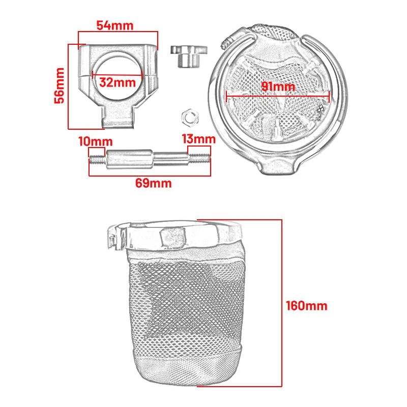 Рисунок 6 - Держатель для бутылки на руль
