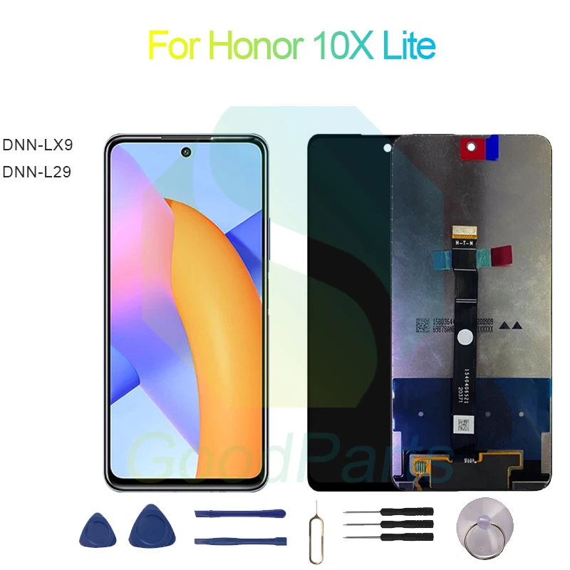 

ЖК-дисплей для Honor 10X Lite, экран 6,57 дюйма DNN-LX9 / DNN-L29 10X Lite, сменный сенсорный дигитайзер в сборе