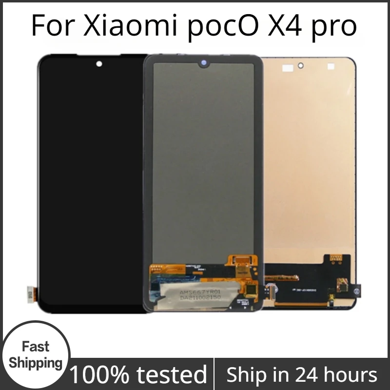 

FOR Xiaomi POCO X4 Pro LCD Amoled / TFT For Xiaomi POCO X4 Pro 5G 2201116PG LCD Display Screen Touch Digitizer Assembly