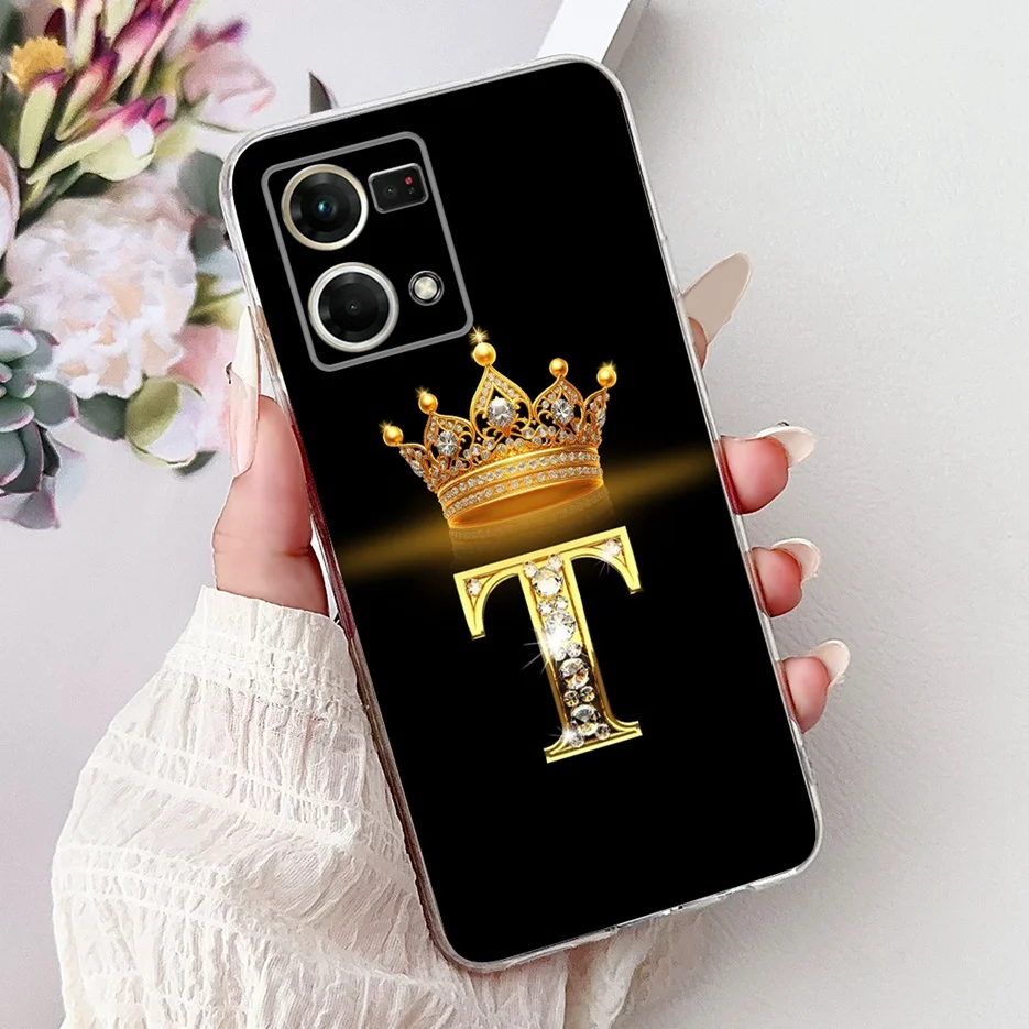 Crown Letters Soft Silicone Phone Case