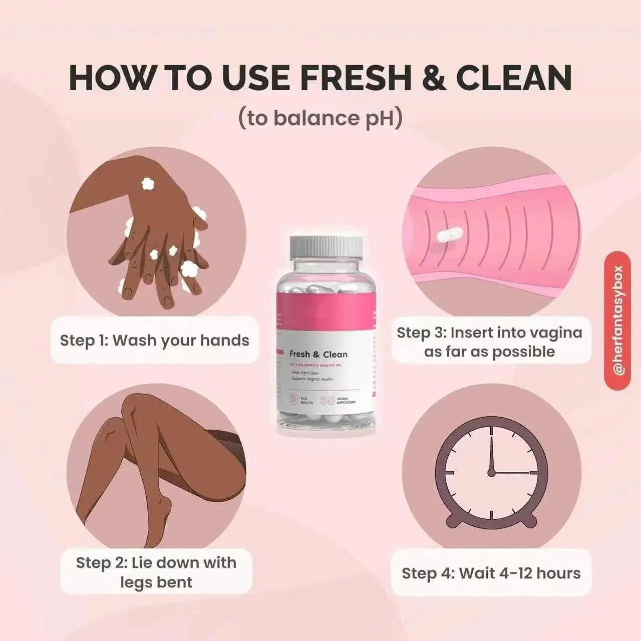Vaginal Health Supplement Capsules for Women PH Balance for Vaginal Odor & Flora Relieve Itching