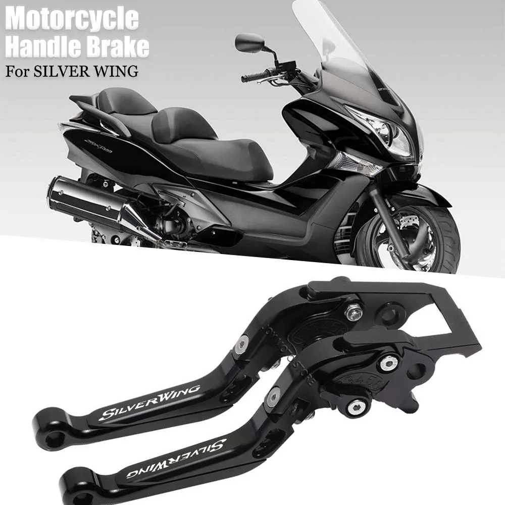 

For Honda honda silver wing gt 400 600 Motorcycle Accessories CNC Brake Clutch Levers Adjustable Extendable Handlebar Grips