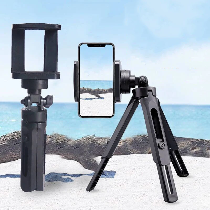 Mini Desktop Telescopic Tripod Mobile Phone Mount for Shooting camera mount camera tripod mount photography tripod phone tripod mount phone tripod flexible phone tripod extendable tripod metal mini tripod stand mini ball head tripod mount mini tripod metal tripod tripod screw mount adapter tripod foot pad