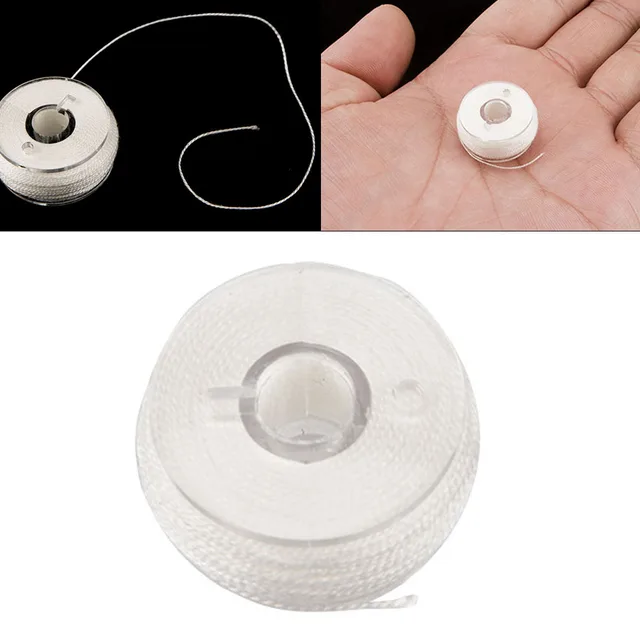 RiToEasysports Corde De Pêche PVA, 3 Pièces Ligne Soluble Dans L'eau PVA Ligne D'appât Blanche Système D'entonnoir 20 M Accessoire D'outil De Bande De Ficelle De Pêche