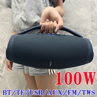 100W Powerful BOOMBOX 3 High Power Wireless Bluetooth Speaker RGB Light Party Music Center Portable Home Theater Heavy Bass TWS