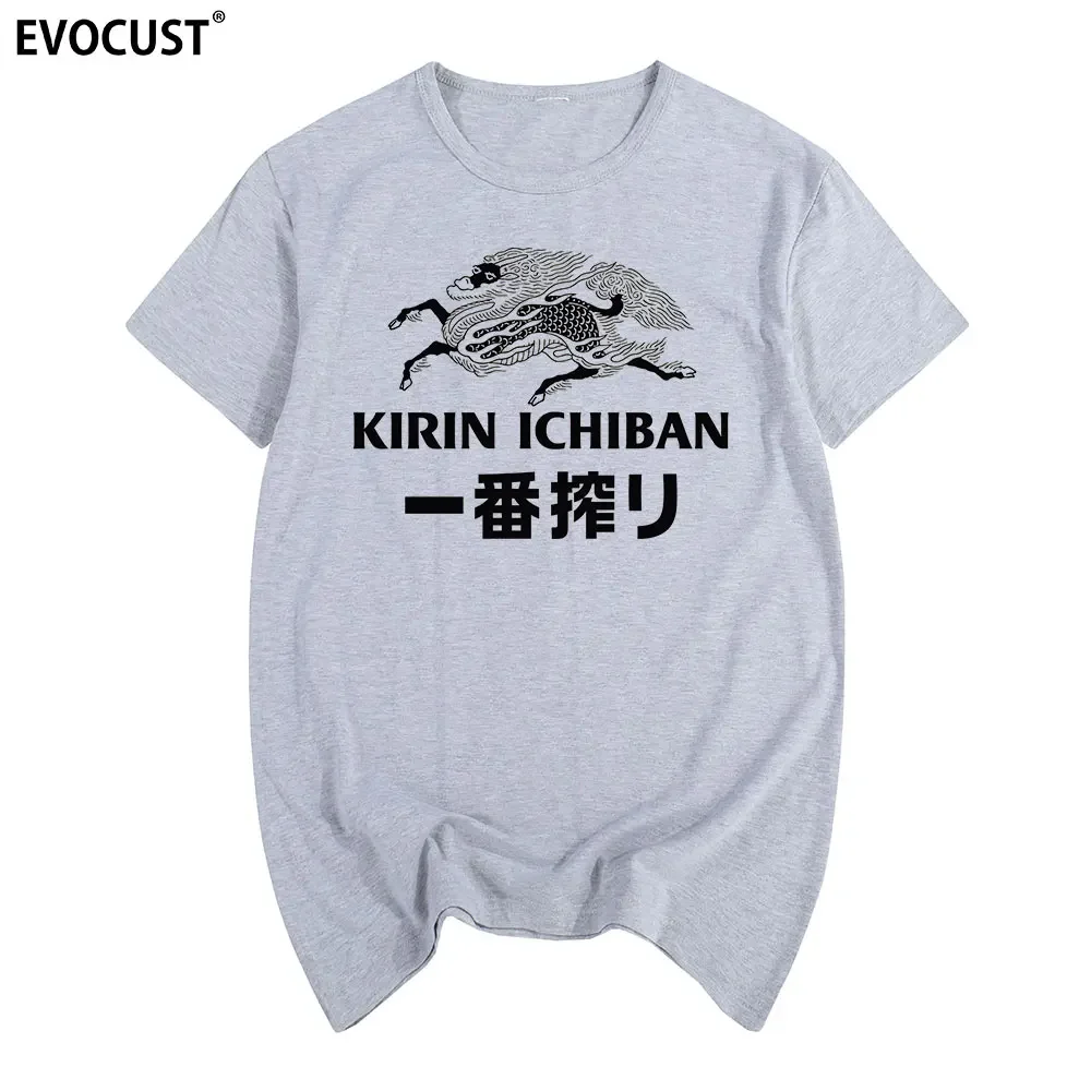 

KIRIN ICHIBAN PRIME BREW, японская футболка с рисунком пива и браутера, хлопковая Мужская футболка, новая футболка, женская модная футболка унисекс