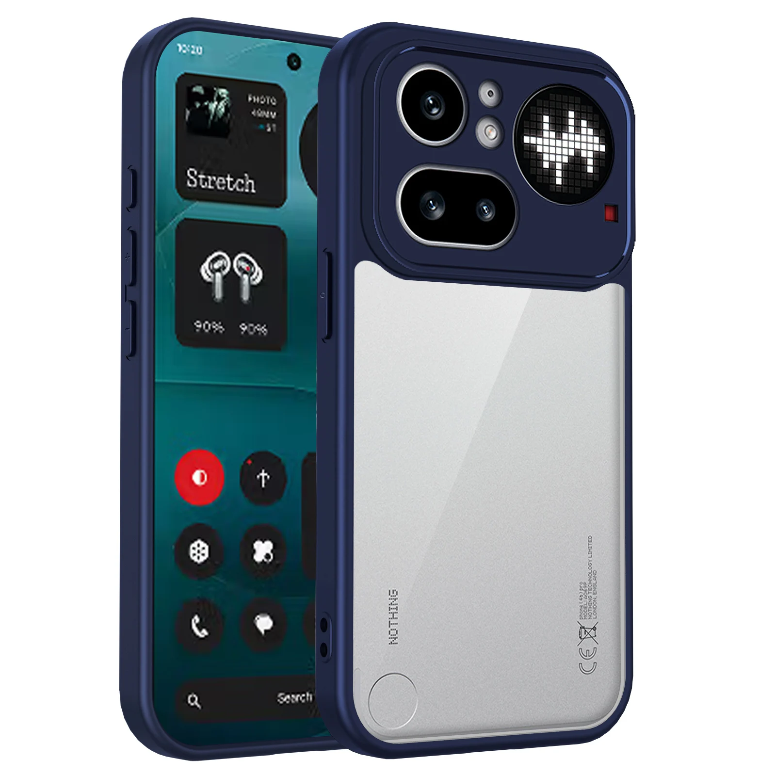 Enhanced Transparent Matte Shockproof Case