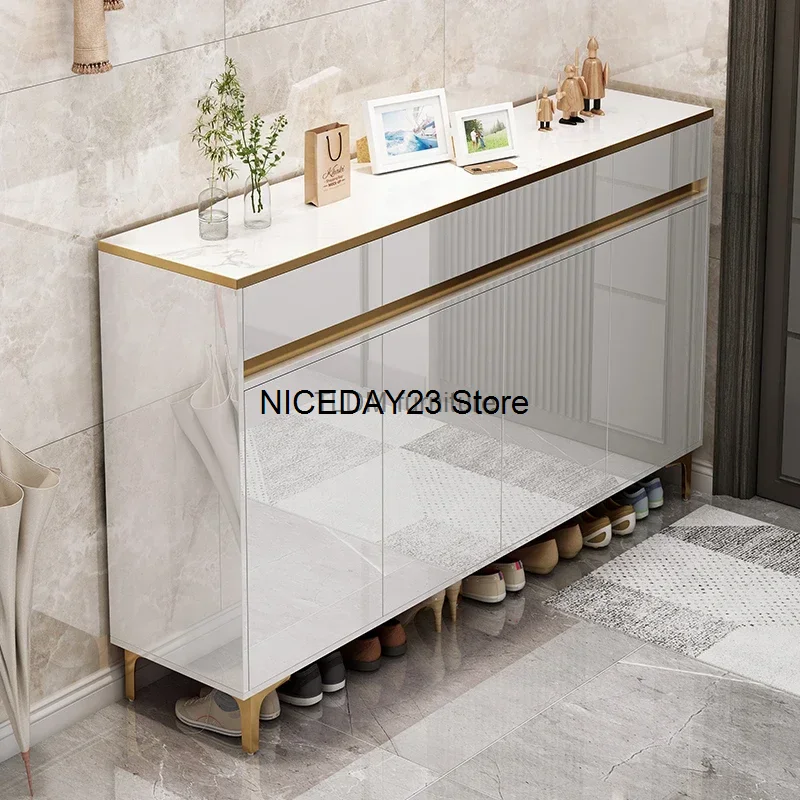 

Nordic Entryway Shoe Cabinets Luxury Modern Entrance Display Shoe Cabinets Space Saving Gabinetes De Sapatos Hallway Furniture