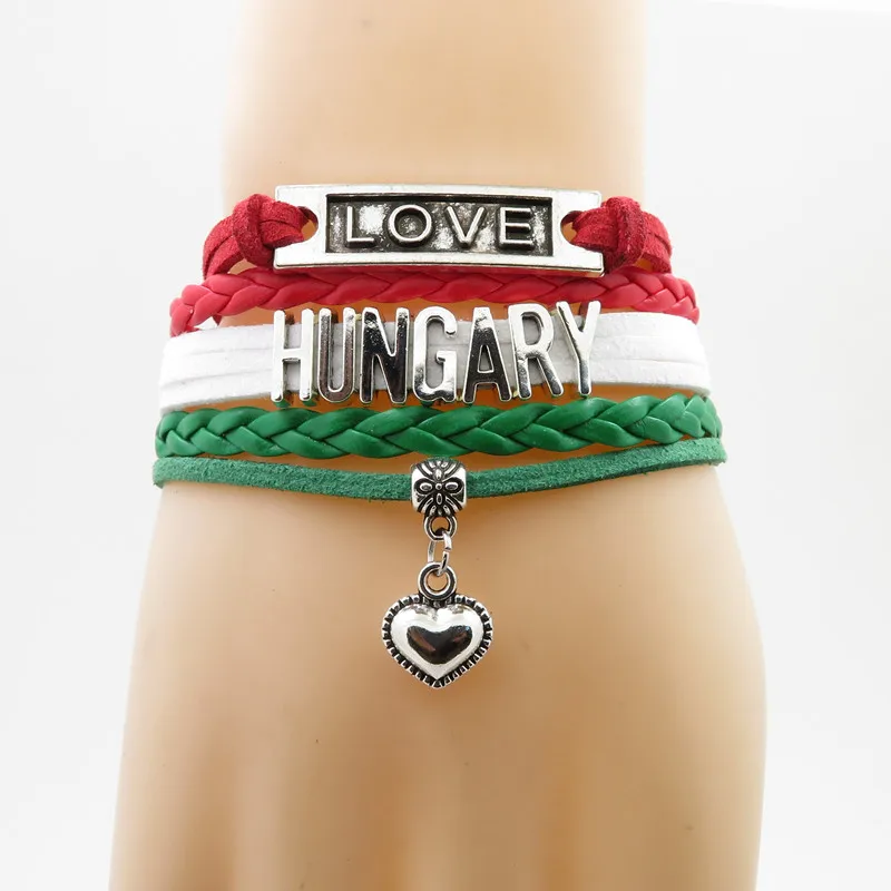 

Hungary Bracelet Charm Handmade Hungary Wrap Bracelets & Bangles Jewelry Gifts