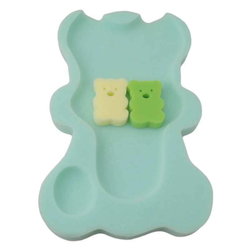Baby Bath Seat Baby Bath Support Pad Baby Bath Tool Sponge Baby Bath Mat Non-slip Sponge Mat Anti-skid Bathtub Infant Bath Pad Newborn Seat for Baby Care Shower