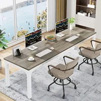 78.74" W x 27.56" D Large Office Conference Table, Modern Seminar Meeting Table Desk for Boardroom, Meeting Room 1