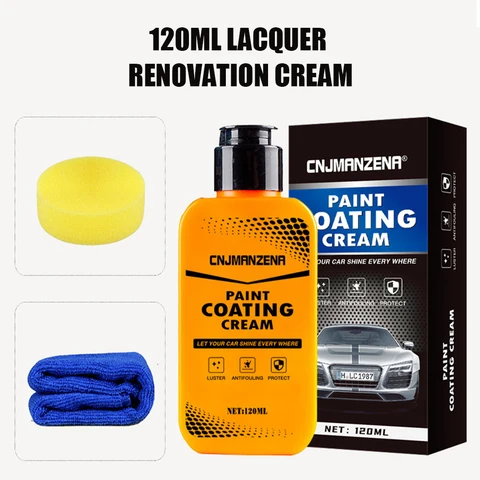 Car Coating Agent Auto Paint Cleaner Interior Leater Plastic Part Maintenance Refurbishing Agent Surface Painting Wax