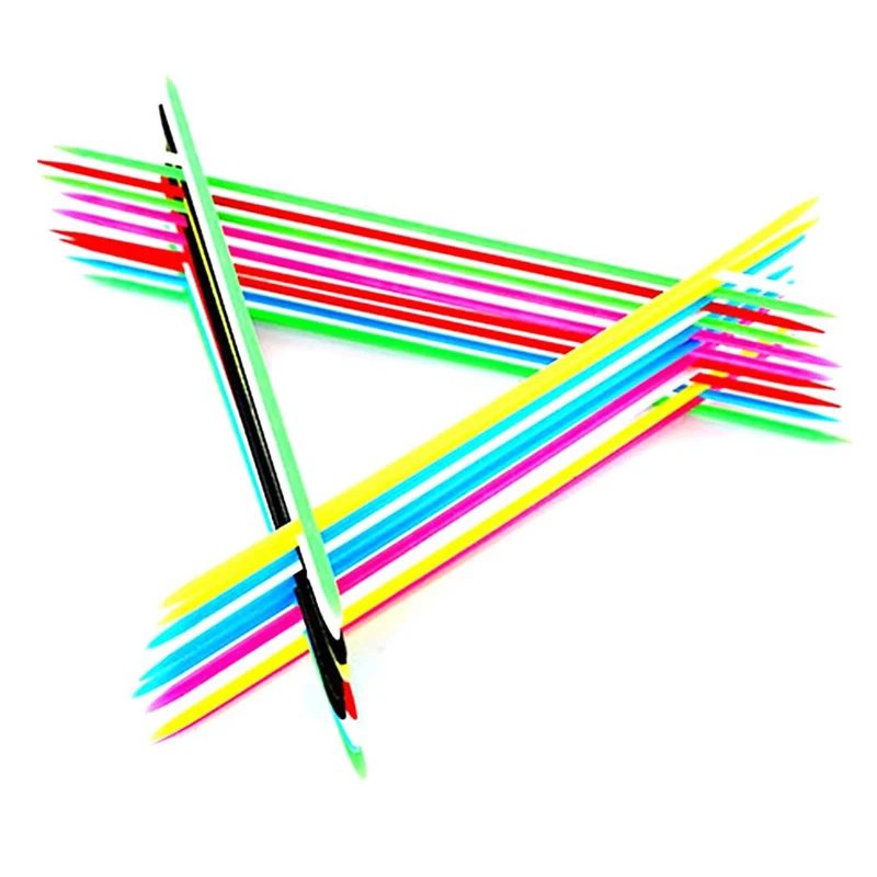 600/300PCS Plastic Pick Up Sticks Game For Kids Counting Learning Toys Classroom Supplies Teaching Juegos Educativos Para Ni&ntilde;os