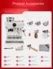 SUPOR SW-CFB302 Espresso semi-automatic coffee machine Home office small milk foam grinding a embodiment of grinding coffee 6