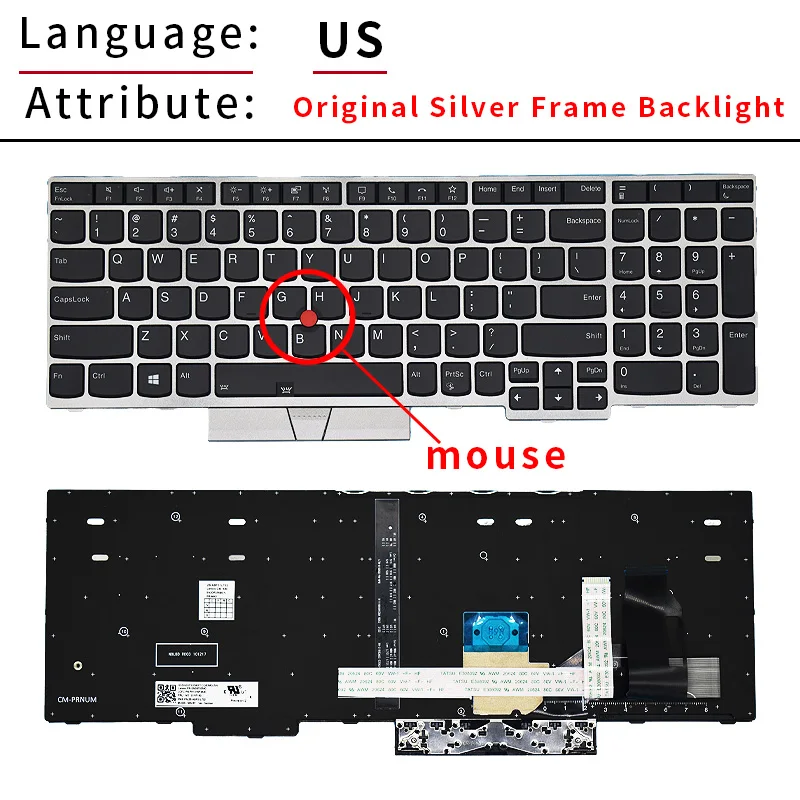 Vỏ Dành Cho Laptop Lenovo ThinkPad E590 E595 E580 E585 02DL866 01LW414 - Foto 4